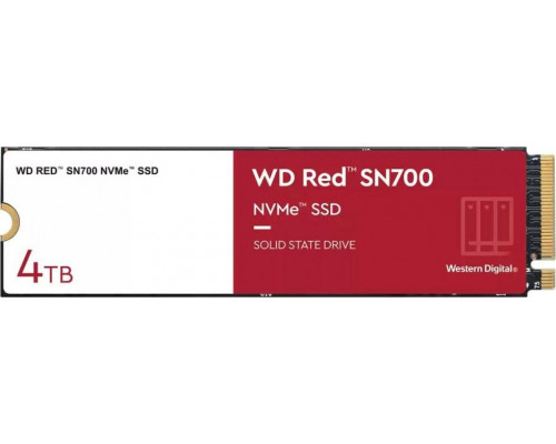 SSD 4TB SSD WD Red SN700 4TB M.2 2280 PCI-E x4 Gen3 NVMe (WDS400T1R0C)