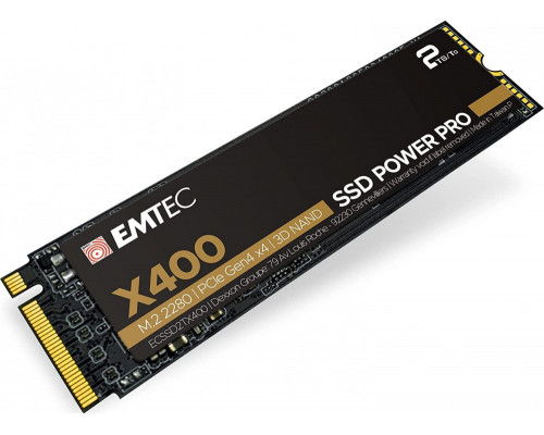Emtec X400 Power Pro 2 TB M.2 2280 PCI-E x4 Gen4 NVMe (ECSSD2TX400)