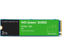 SSD 2TB SSD WD Green SN350 2TB M.2 2280 PCI-E x4 Gen3 NVMe (WDS200T3G0C)