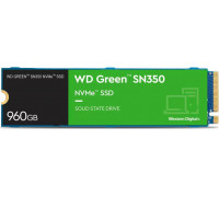 WD Green SN350 960 GB M.2 2280 PCI-E x4 Gen3 NVMe (WDS960G2G0C)