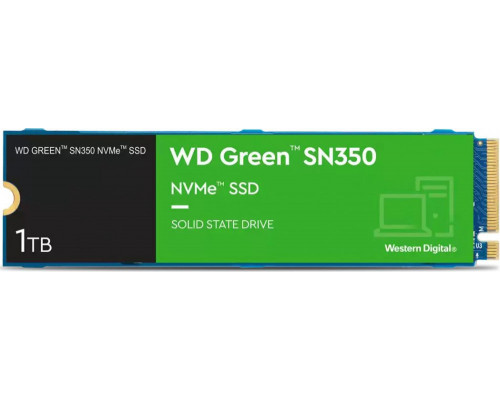 SSD 1TB SSD WD Green SN350 1TB M.2 2280 PCI-E x4 Gen3 NVMe (WDS100T3G0C)
