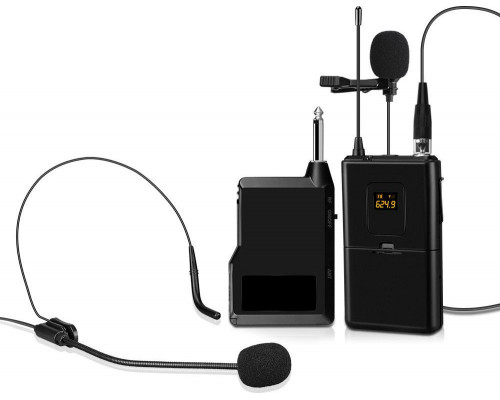 Mozos UHF Wireless Microphone Set (MIC-UHF-SET)