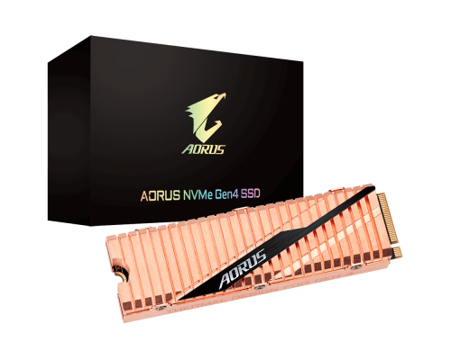 SSD 1TB SSD Gigabyte Aorus 1TB M.2 2280 PCI-E x4 Gen4 NVMe (GP-ASM2NE6100TTTD)