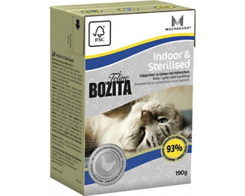BOZITA Indoor & Sterilized - 6x190g