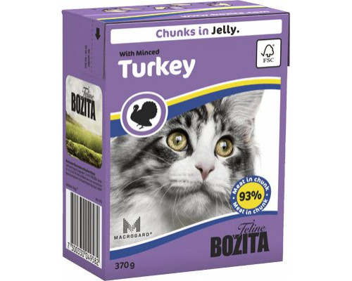 BOZITA turkey in jelly - 5x370g