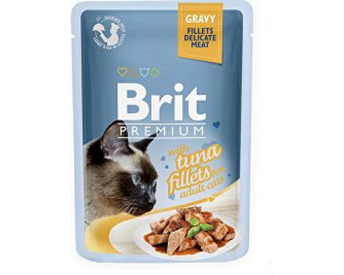 Brit CAT sash. 10x85g prem. TUNA FILLET sauce