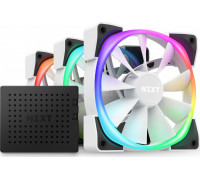 Nzxt Aer RGB 2 120mm White 3-pack + Hub (HF-2812C-TW)
