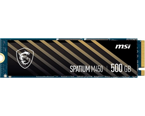 SSD 500GB SSD MSI Spatium M450 500GB M.2 2280 PCI-E x4 Gen4 NVMe (S78-440K090-P83)