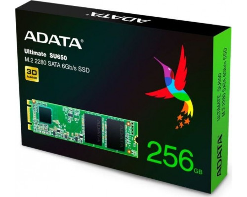 SSD 256GB SSD ADATA Ultimate SU650 256GB M.2 2280 SATA III (ASU650NS38-256GT-C)