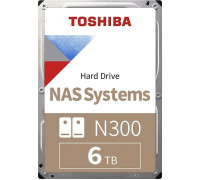 Toshiba N300 6 TB 3.5'' SATA III (6 Gb/s) (HDWG460UZSVA)