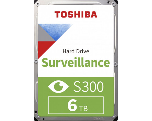 Toshiba S300 Surveillance 6 TB 3.5'' SATA III (6 Gb/s) (HDWT860UZSVA)