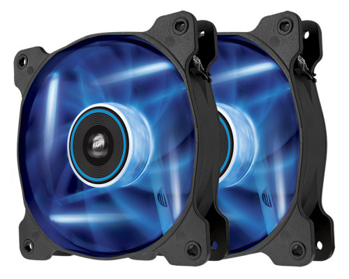 Corsair AF120 LED Blue Quiet Edition Twin Pack (CO-9050016-BLED)