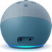Amazon Echo Dot 4 with Blue Clock
