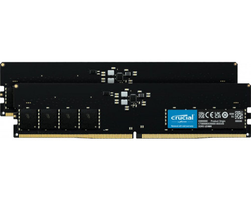 Crucial DDR5, 64 GB, 4800MHz, CL40 (CT2K32G48C40U5)