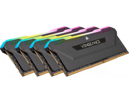 Corsair Vengeance RGB PRO, DDR4, 64 GB, 3200MHz, CL16 (CMH64GX4M4E3200C16)