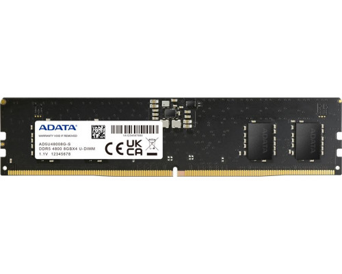 ADATA DDR5, 8 GB, 4800MHz, CL40 (AD5U48008G-S)