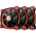 Thermaltake Riing 12 LED, 120mm, 3 sztuki, czerwony (CL-F055-PL12RE-A)