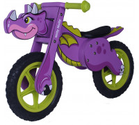 Milly Mally Balance Bike Dino Purple (1577)