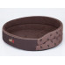 Hobbydog Foam bed - Light brown with paws R2