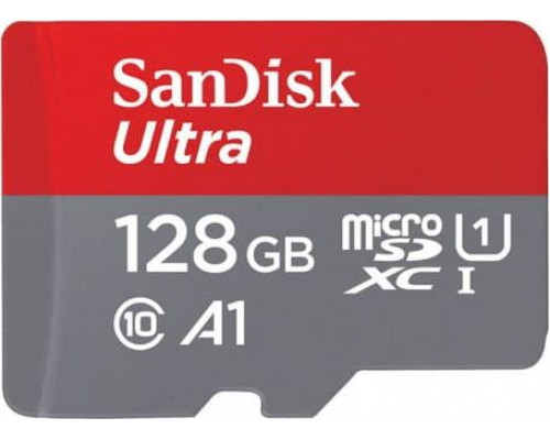 SanDisk Ultra MicroSDXC 128 GB Class 10 UHS-I/U1 A1 (SDSQUA4-128G-GN6MA )