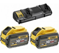 DEWALT KIT FLEXVOLT 2x9.0Ah + 4A DUAL CHARGER DCB132X2-QW