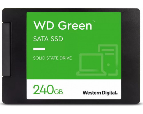 SSD 240GB SSD WD Green 240GB 2.5" SATA III (WDS240G3G0A)