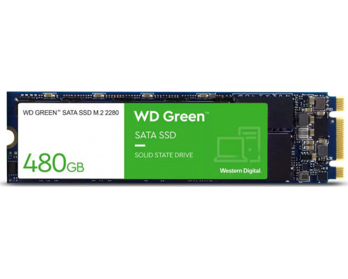 SSD 480GB SSD WD Green 480GB M.2 2280 SATA III (WDS480G3G0B                    )