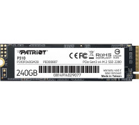 SSD 240GB SSD Patriot P310 240GB M.2 2280 PCI-E x4 Gen3 NVMe (P310P240GM28)