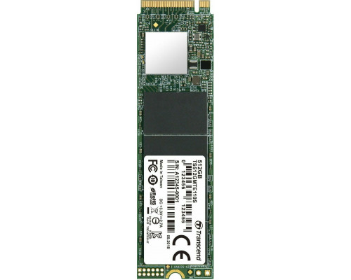 SSD 512GB SSD Transcend 110S 512GB M.2 2280 PCI-E x4 Gen3 NVMe (TS512GMTE110S)