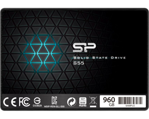 SSD 960GB SSD Silicon Power S55 960GB 2.5" SATA III (SP960GBSS3S55S25)