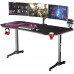 Gaming desk Ultradesk Frag Pink 160 cmx75 cm