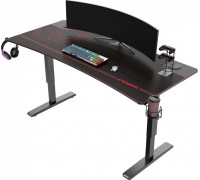Gaming desk Ultradesk Cruiser Red 160 cmx70 cm