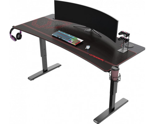 Gaming desk Ultradesk Cruiser Red 160 cmx70 cm