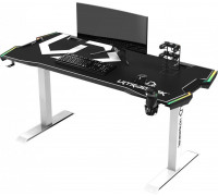 Gaming desk Ultradesk Force Snow White 166 cmx70 cm