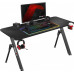Gaming desk Huzaro Hero 2.8 Black 140 cmx60 cm