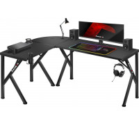 Gaming desk Huzaro Hero 6.3 Black 154 cmx48 cm
