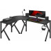 Gaming desk Huzaro Hero 6.3 Black 154 cmx48 cm