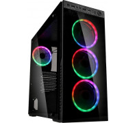 Kolink Horizon RGB Midi-Tower case, Tempered Glass - black