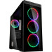 Kolink Horizon RGB Midi-Tower case, Tempered Glass - black