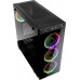 Kolink Horizon RGB Midi-Tower case, Tempered Glass - black