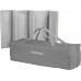 Ricokids Travel cot 125 x 65 x 78 cm gray-mint (RK-240)