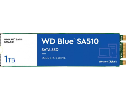 SSD 1TB SSD WD Blue SA510 1TB M.2 2280 SATA III (WDS100T3B0B)