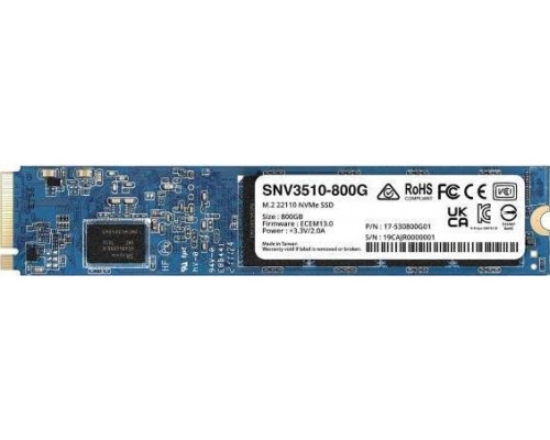 SSD 800GB SSD Synology SNV3510 800GB M.2 22110 PCI-E x4 Gen3 NVMe (SNV3510-800G)
