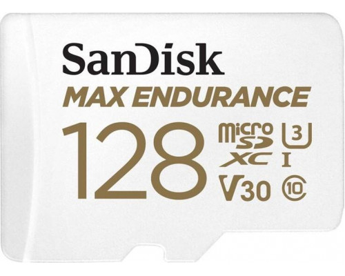 SanDisk Max Endurance MicroSDXC 128 GB Class 10 UHS-I/U3 V30 (SDSQQVR-128G-GN6IA)