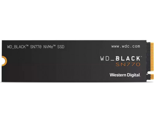 SSD 500GB SSD WD Black SN770 500GB M.2 2280 PCI-E x4 Gen4 NVMe (WDS500G3X0E)