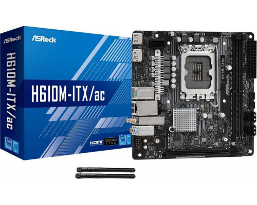 Intel H610 ASRock H610M-ITX/AC