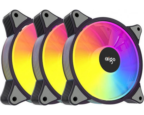 Aigo AR12 ARGB 3-pack + Hub + Pilot