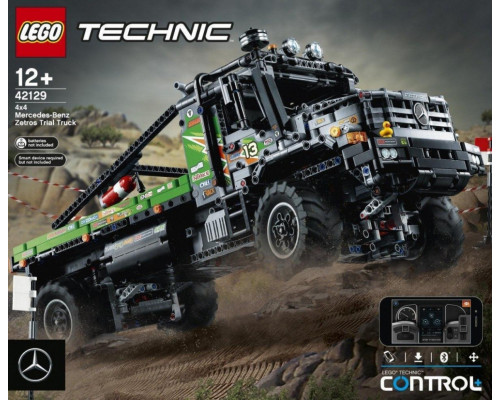 LEGO Technic™ 4x4 Mercedes-Benz Zetros izmēģinājuma kravas automašīna (42129)