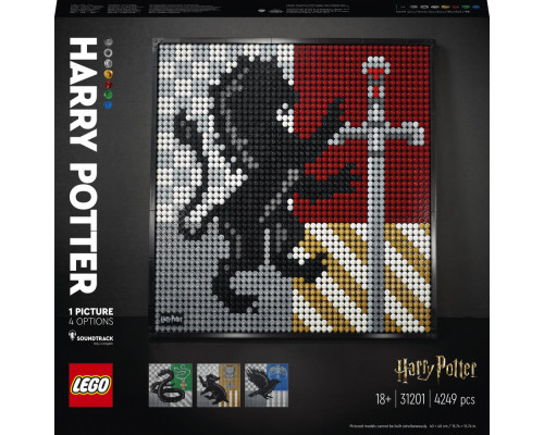 LEGO Art Harry Potter Hogwarts Crests (31201)