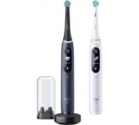 Oral-B iO Series 8 Duo 2 pcs. White Alabaster/Black Onyx